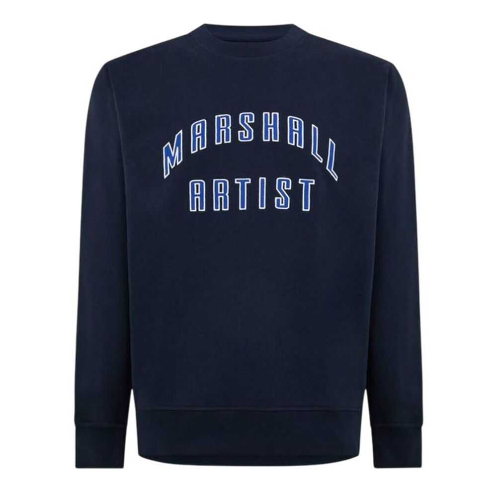 Marshall Artist Mens Detroit Letter Sweatshirt / Navy